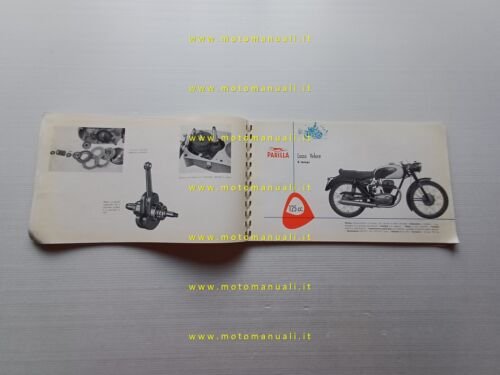 Parilla catalogo generale produzione moto 1958 depliant originale italiano