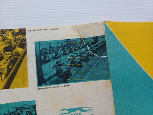 PARILLA catalogo produzione modelli 1954-55 depliant ITALIANO originale