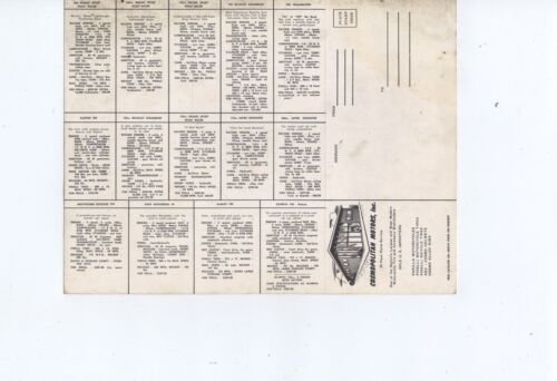 Parilla depliant produzione 1961 USA originale genuine motorcycle brochure