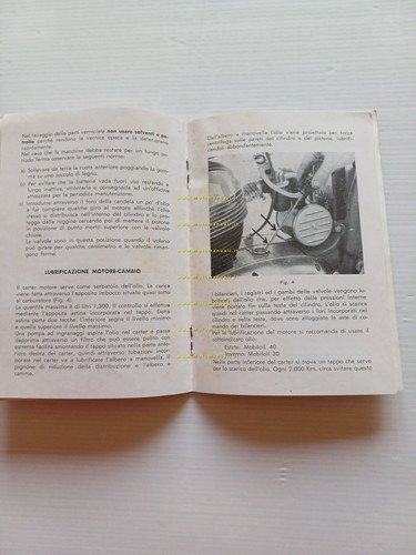 Parilla Fauno 98 manuale uso manutenzione libretto istruzioni italiano originale