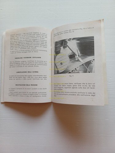 Parilla Fauno 98 manuale uso manutenzione libretto istruzioni italiano originale