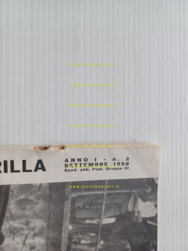 Parilla IL Levriere rivista aziendale n.2 1959 originale