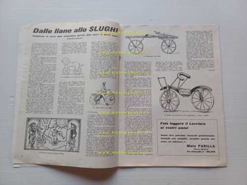 Parilla IL Levriere rivista aziendale n.2 1959 originale