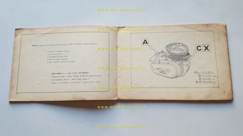 Parilla Levriere 125 Scooter catalogo ricambi originale