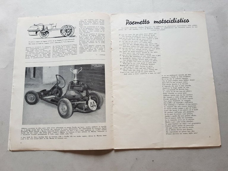 Parilla moto rivista IL LEVRIERE anno 2 n.2-3 '60 originale …