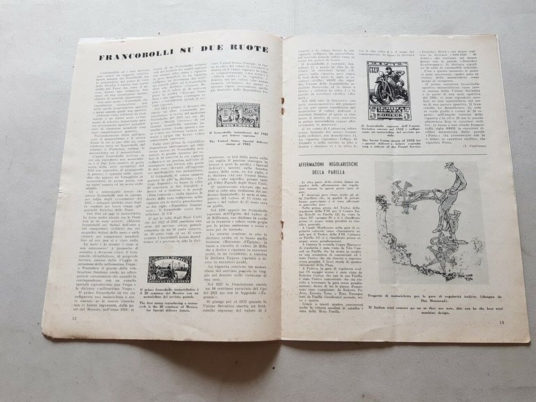 Parilla moto rivista IL LEVRIERE anno 2 n.2-3 '60 originale …