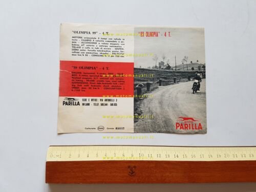 Parilla Olimpia 99 4T depliant originale italiano