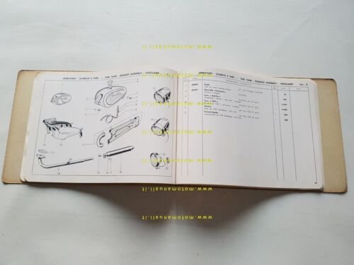 Parilla PARILLINO 48 4T 3V SPORT TURISMO 1958 catalogo ricambi …