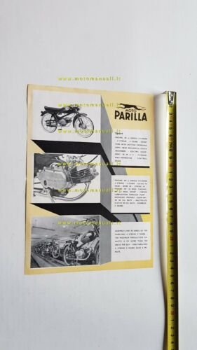 Parilla Parillino 50 4T 1955-56 Turismo - Sport depliant moto …