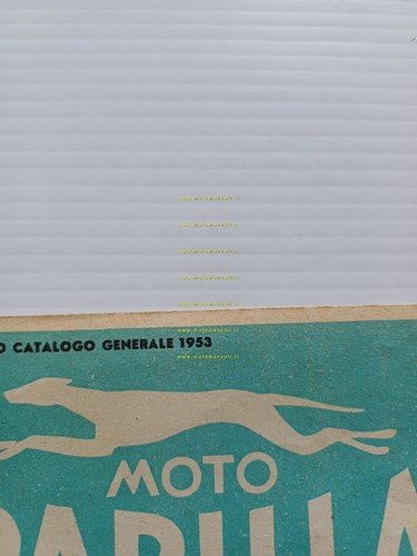 Parilla produzione modelli 1953 depliant italiano originale