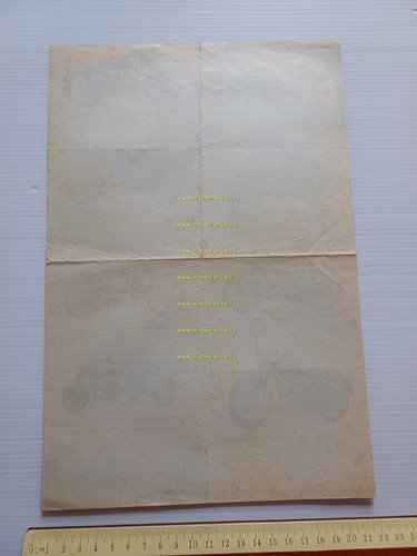 Parilla produzione modelli 1953 depliant italiano originale