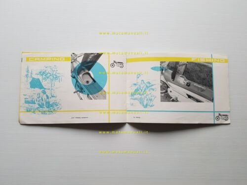 Parilla Slughi 99 1960 depliant INGLESE originale