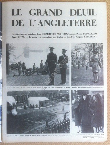Paris Match - 23 Février 1952 - Numero speciale Elisabetta …