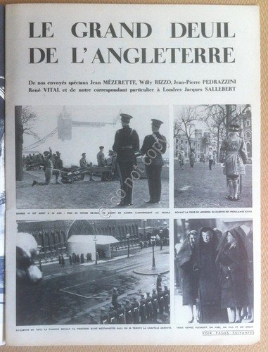 Paris Match - 23 Février 1952 - Numero speciale Elisabetta …