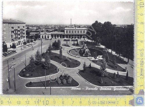 Parma - Piazzale Stazione Ferroviaria - VG - 1954 | Immagine principale