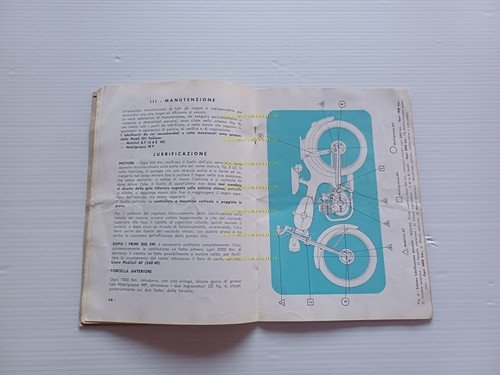 Pegaso 48 Sport - Turismo 1958 manuale uso manutenzione libretto …