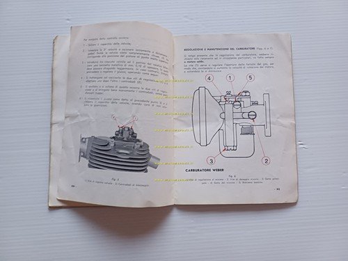 Pegaso 48 Sport - Turismo 1958 manuale uso manutenzione libretto …