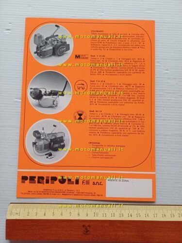 Peripoli Giulietta 50 Colorado depliant italiano anni 70 ciclomotore originale