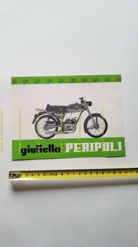 Peripoli Giulietta 50 GS depliant anni 60 ciclomotore originale Brochure