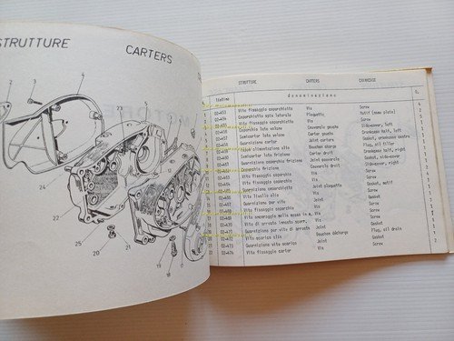 Peripoli Giulietta 50 GSA Junior 1968 catalogo ricambi originale spare …