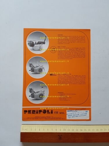 Peripoli Giulietta 50 Pointer depliant anni 70 ciclomotore originale Brochure