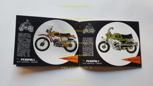 Peripoli Giulietta produzione ciclomotori 1969-70 depliant originale italiano