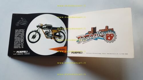 Peripoli Giulietta produzione ciclomotori 1969-70 depliant originale italiano