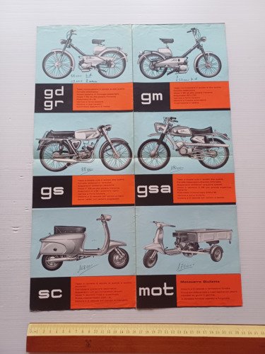 Peripoli Giulietta produzione modelli 50 anni 60 depliant originale italiano