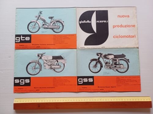 Peripoli Giulietta produzione modelli 50 anni 60 depliant originale italiano