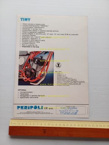 Peripoli Giulietta Tiny 50 depliant originale italiano