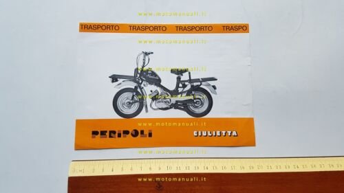 Peripoli Giulietta Trasporto 50 depliant originale italiano