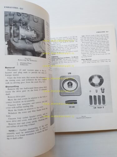 Perkins motori Diesel 4.236 1968 manuale officina INGLESE originale