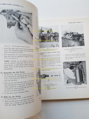 Perkins motori Diesel 4.236 1968 manuale officina INGLESE originale