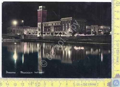 Pescara - Municipio - by night - '50s
