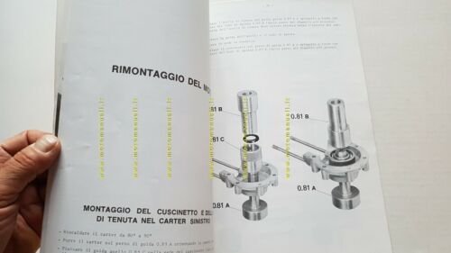 Peugeot 102 50 1971 manuale officina originale ITALIANO ciclomotore workshop