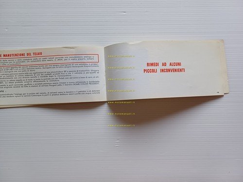 Peugeot 104 50 1973 manuale uso mautenzione libretto ITALIANO originale