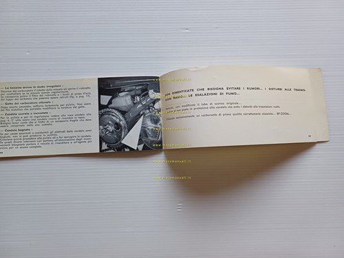 Peugeot 104 50 1973 manuale uso mautenzione libretto ITALIANO originale