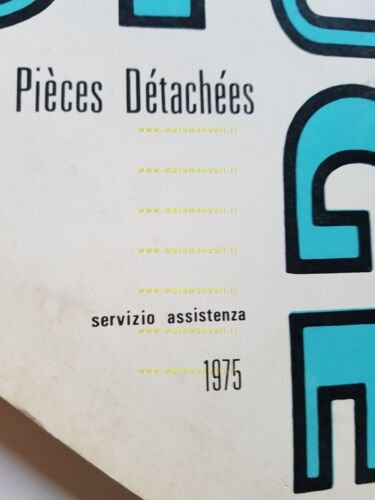 Peugeot 104 F3I 50 1975 catalogo ricambi originale spare parts …