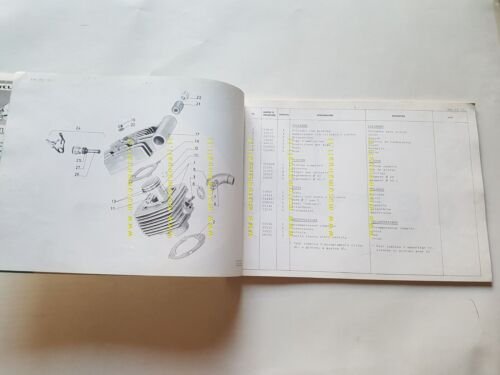 Peugeot 104 F3I 50 1975 catalogo ricambi originale spare parts …