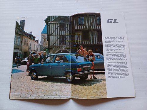 Peugeot 104 tutti modelli 1977 depliant ITALIANO originale
