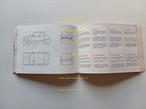 Peugeot 104 ZS - ZL - ZA 1978 manuale uso …