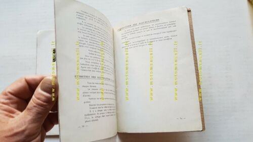 Peugeot 115 - 112 1934 manuale uso originale moto Francese …