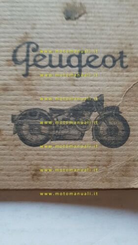 Peugeot 115 - 112 1934 manuale uso originale moto Francese …