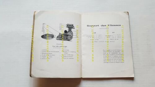 Peugeot 115 - 112 1934 manuale uso originale moto Francese …