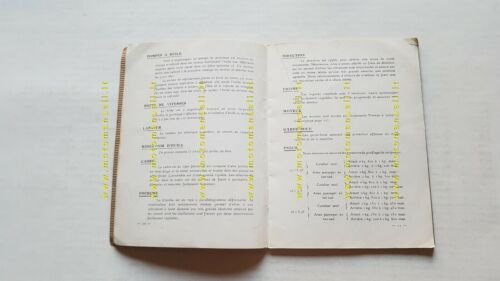 Peugeot 115 - 112 1934 manuale uso originale moto Francese …