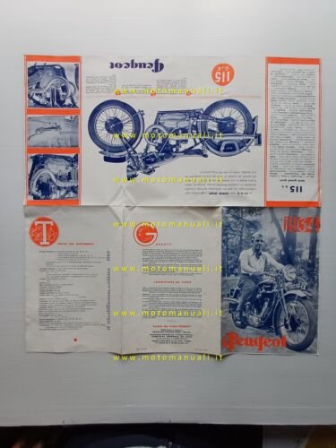 Peugeot 175 - 250 - 350 - 500 modelli 1934 …
