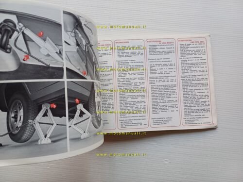 Peugeot 305 1978-79 manuale uso manutenzione originale ITALIANO