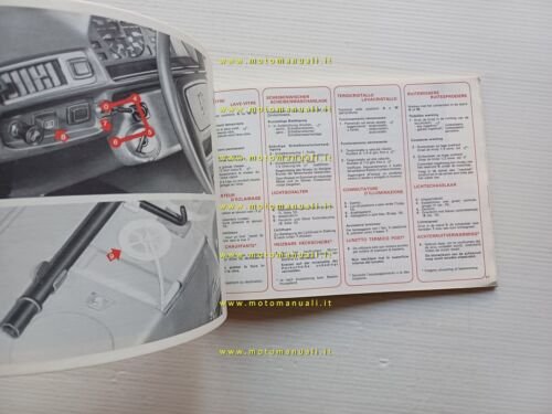 Peugeot 305 1978-79 manuale uso manutenzione originale ITALIANO
