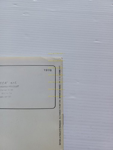 Peugeot 305 tutti modelli 1978 depliant italiano originale