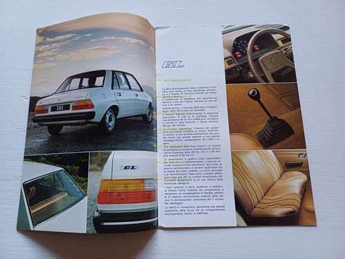 Peugeot 305 tutti modelli 1978 depliant italiano originale